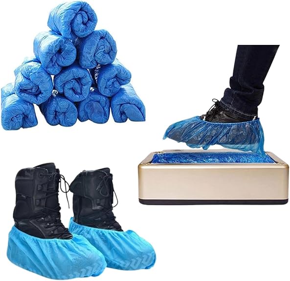 Disposable Shoe Covers Blue | Anti-Slip Overshoes 30-Pack 2