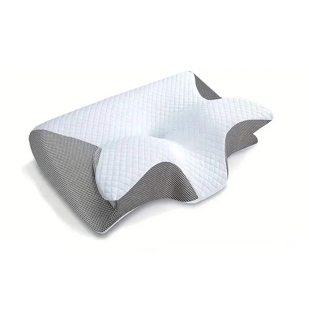 DreamAlign | Ergonomic Memory Foam Neck Pillow Gray 1