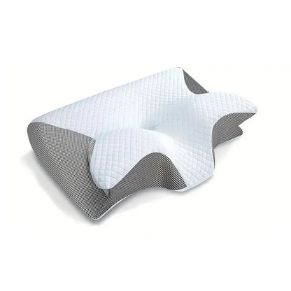 DreamAlign | Ergonomic Memory Foam Neck Pillow Gray 1