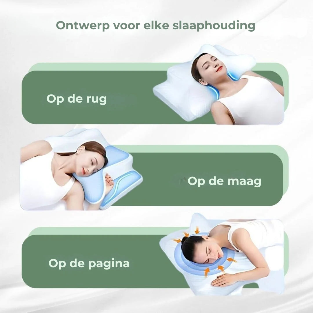 DreamAlign | Ergonomic Memory Foam Neck Pillow Gray 6