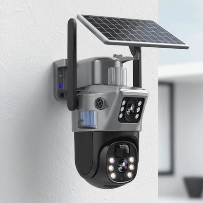 DualGuard Cam | Wireless 4K Security Camera with Solar Panel 1