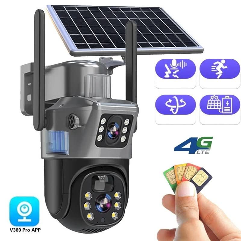DualGuard Cam | Wireless 4K Security Camera with Solar Panel 2
