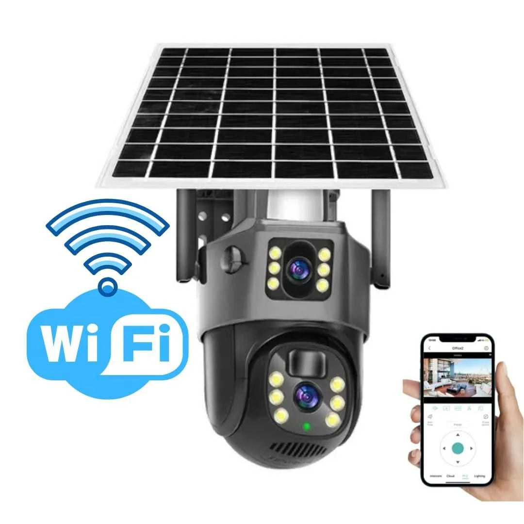 DualGuard Cam | Wireless 4K Security Camera with Solar Panel 3