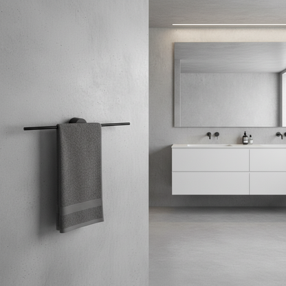 Elegant Portable Metal Towel Rack | Modern Bathroom Accessory