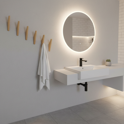 ElmHooks | Set of 6 Minimalist Wooden Wall Hooks