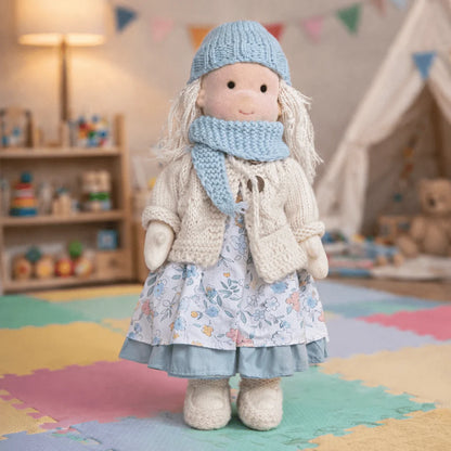 Elora | Handmade Waldorf Cotton Doll 28cm 1
