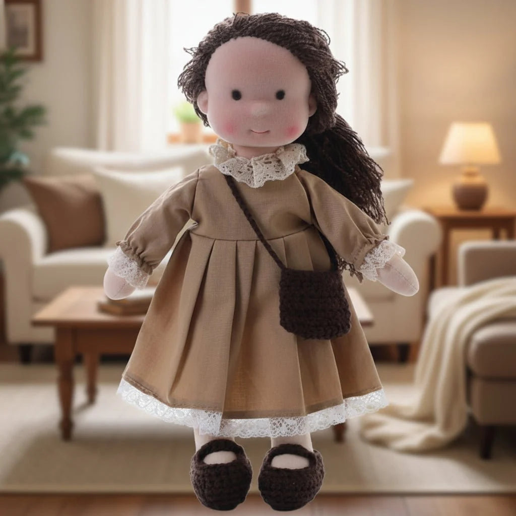 Elora | Handmade Waldorf Cotton Doll 28cm 10