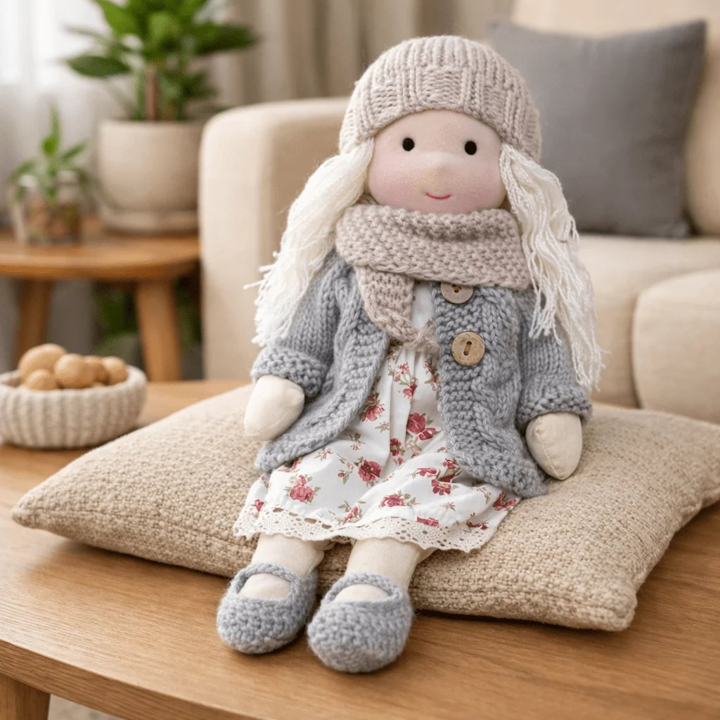 Elora | Handmade Waldorf Cotton Doll 28cm 11
