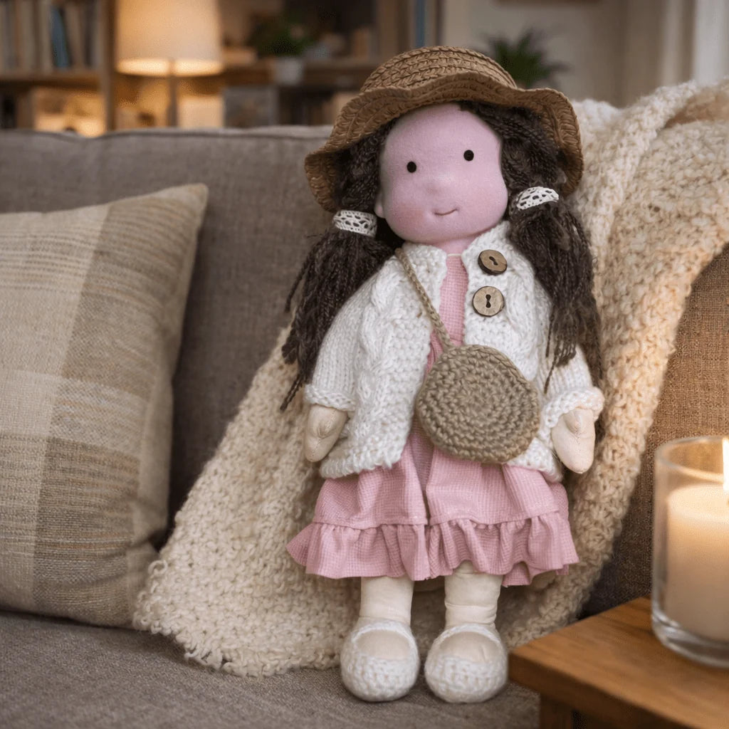 Elora | Handmade Waldorf Cotton Doll 28cm 13