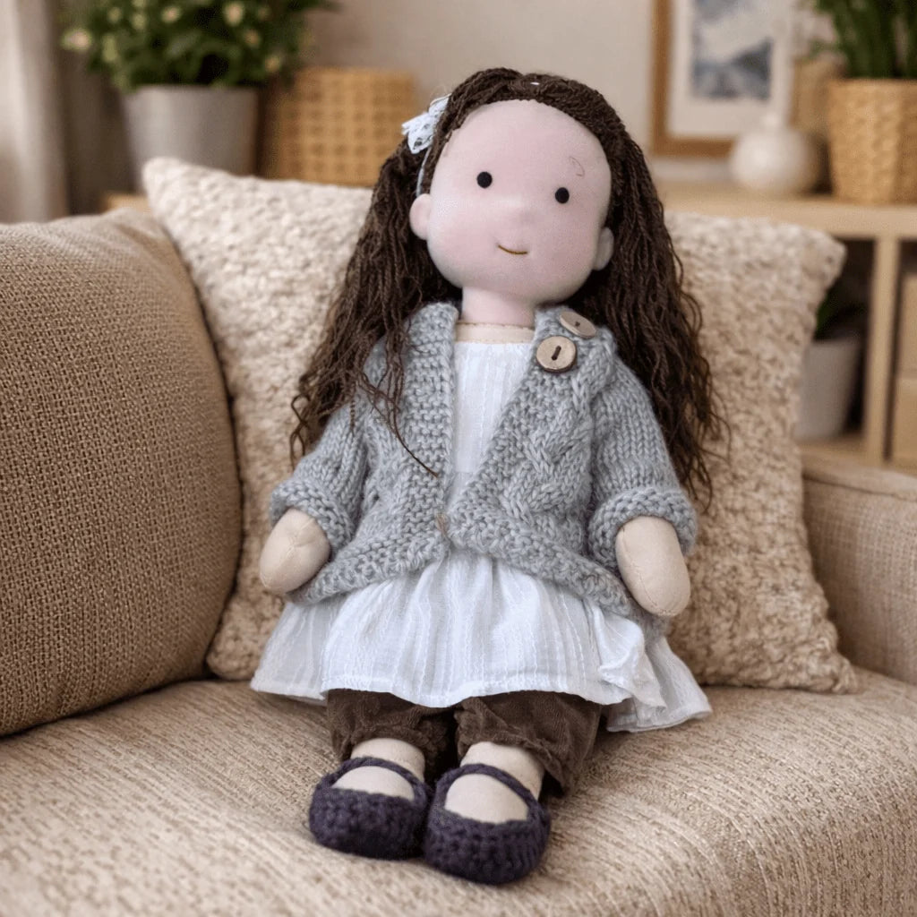 Elora | Handmade Waldorf Cotton Doll 28cm 14