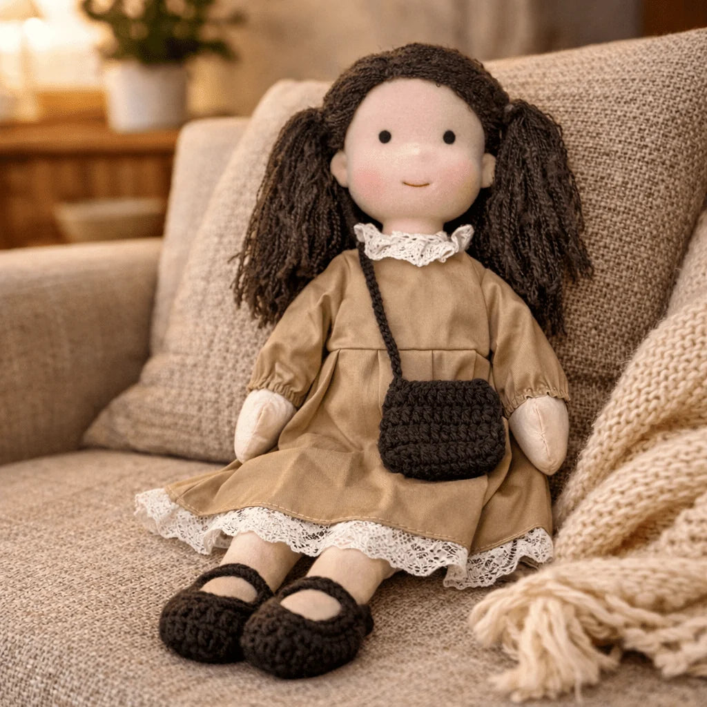 Elora | Handmade Waldorf Cotton Doll 28cm 16