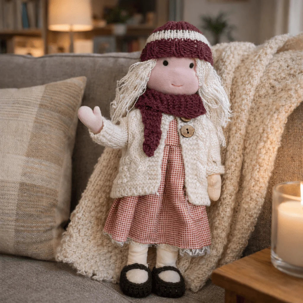 Elora | Handmade Waldorf Cotton Doll 28cm 18
