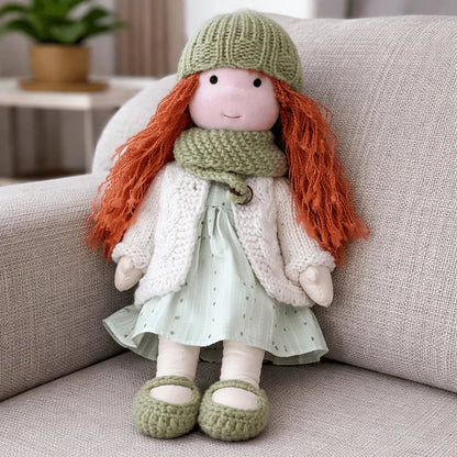 Elora | Handmade Waldorf Cotton Doll 28cm 2