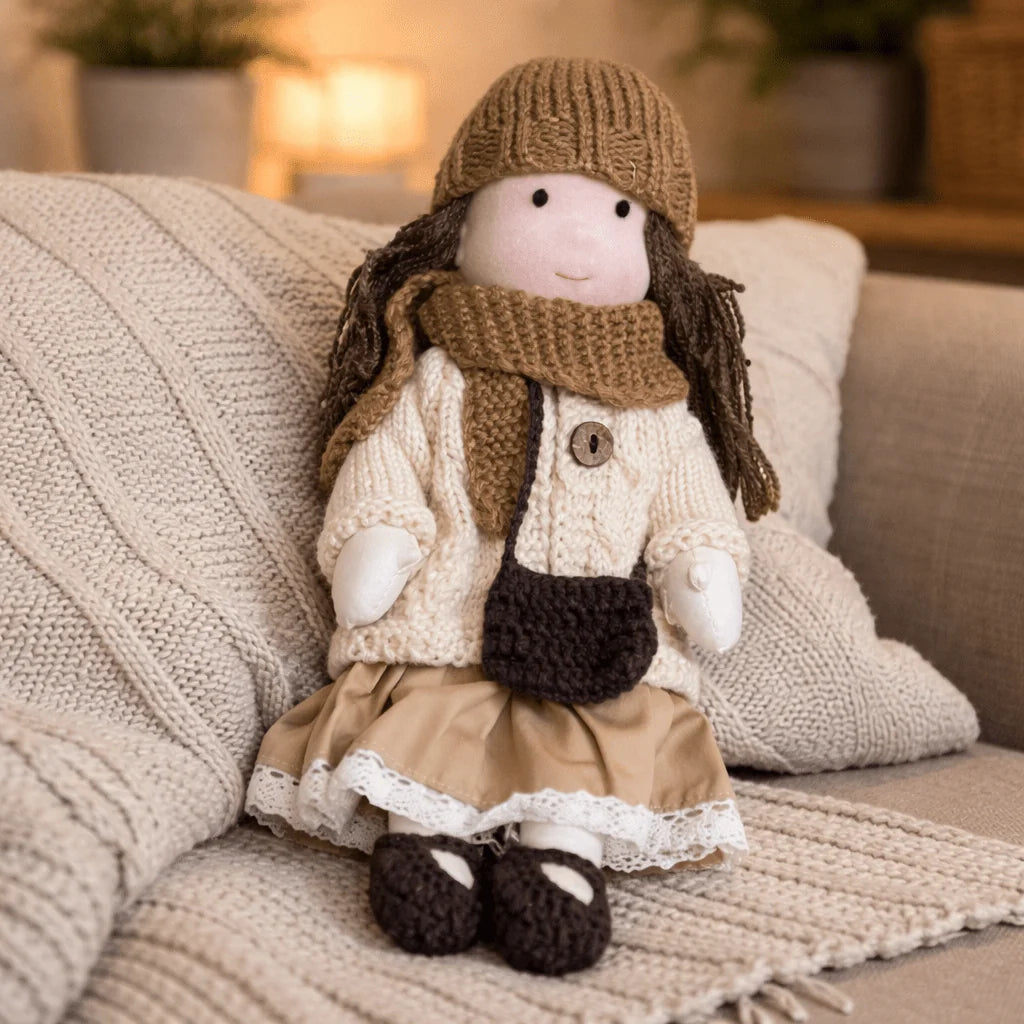 Elora | Handmade Waldorf Cotton Doll 28cm 22