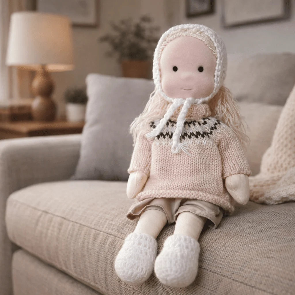 Elora | Handmade Waldorf Cotton Doll 28cm 24