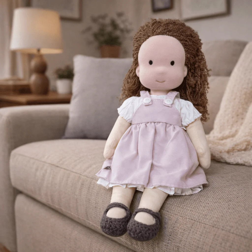 Elora | Handmade Waldorf Cotton Doll 28cm 36