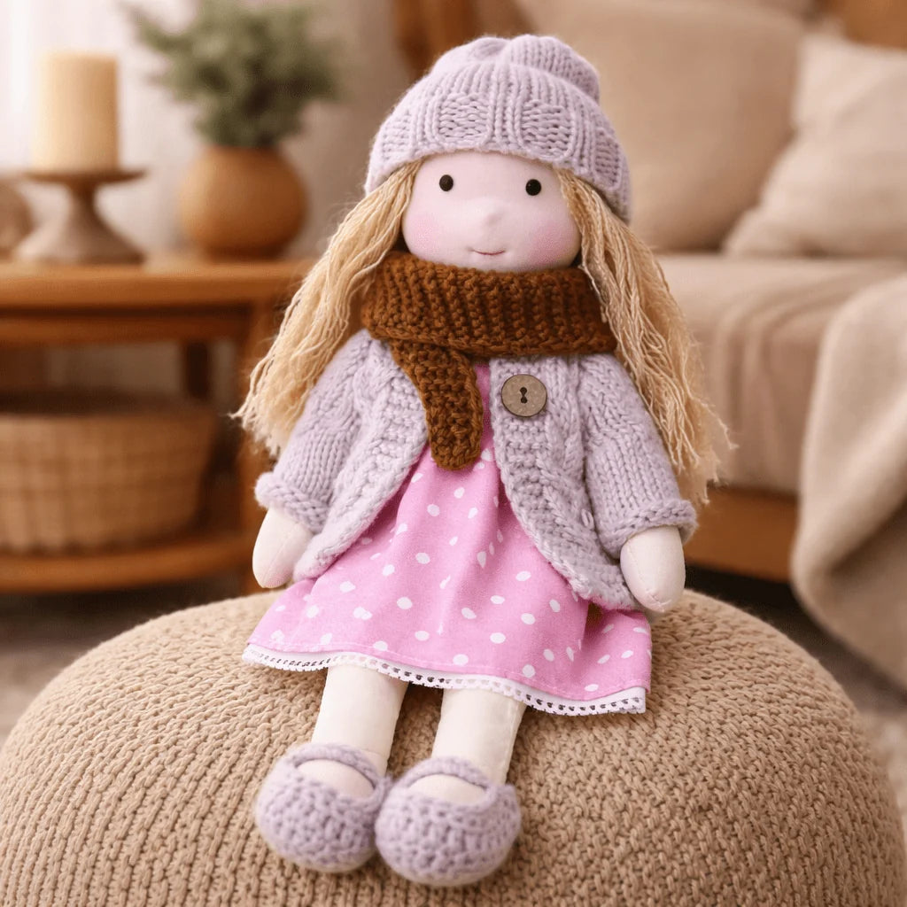 Elora | Handmade Waldorf Cotton Doll 28cm 39