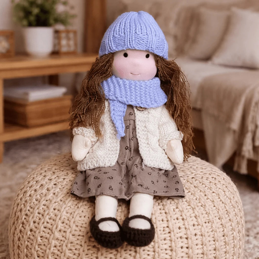 Elora | Handmade Waldorf Cotton Doll 28cm 4