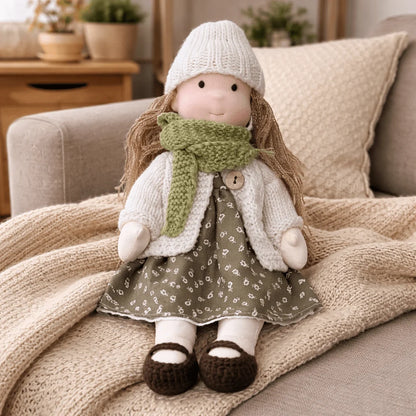Elora | Handmade Waldorf Cotton Doll 28cm 6