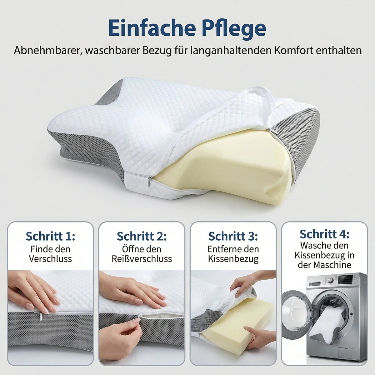 Ergonomic Neck Support Pillow | Memory Foam Butterfly Design 4