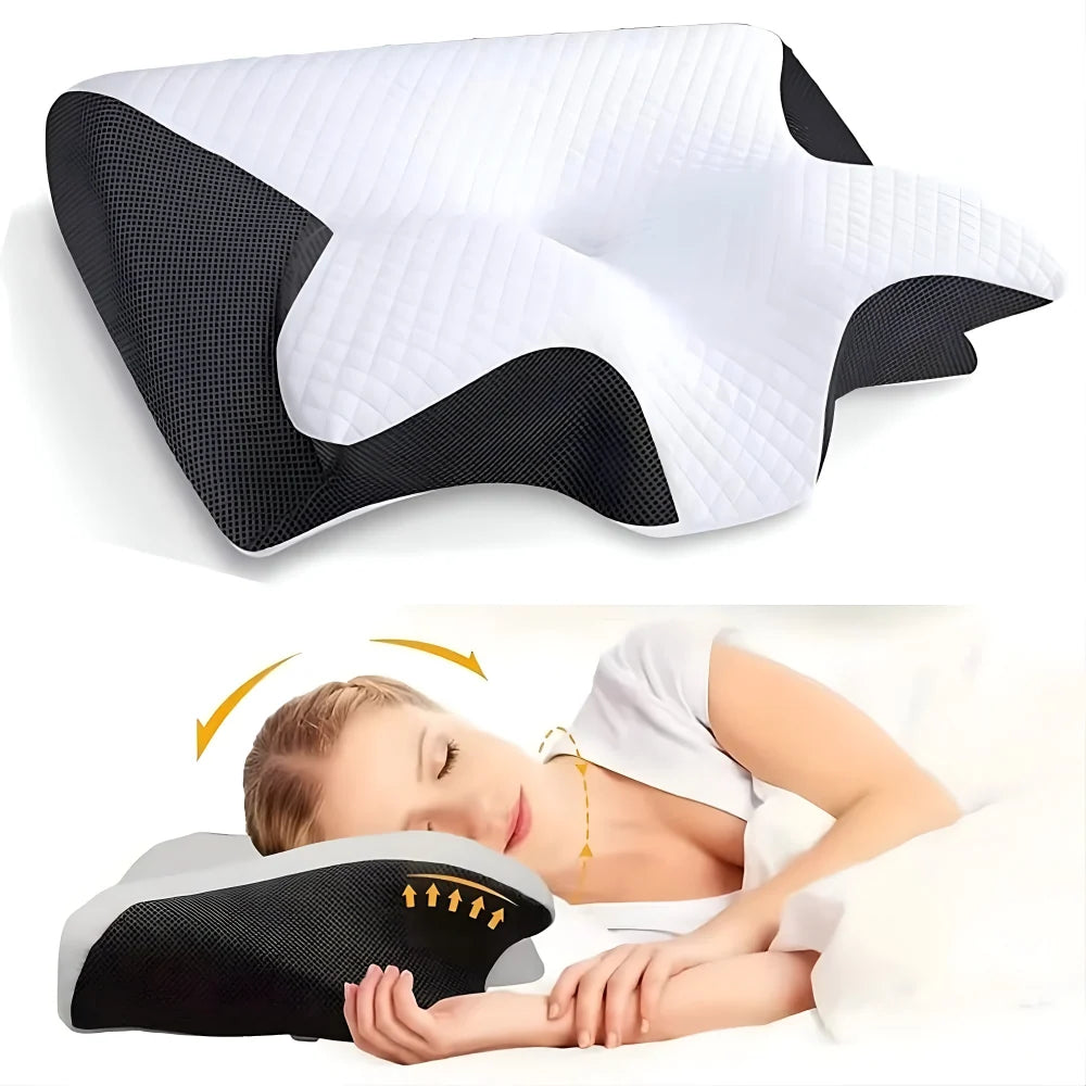 Ergonomic Neck Support Pillow | Memory Foam Butterfly Design 5
