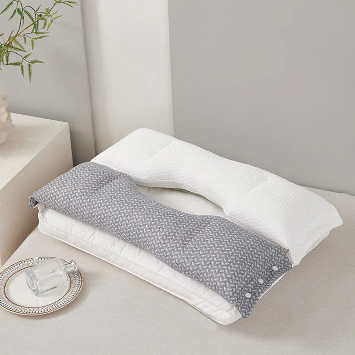 Ergonomic Neck Support Pillow | Side and Back Sleepers 3