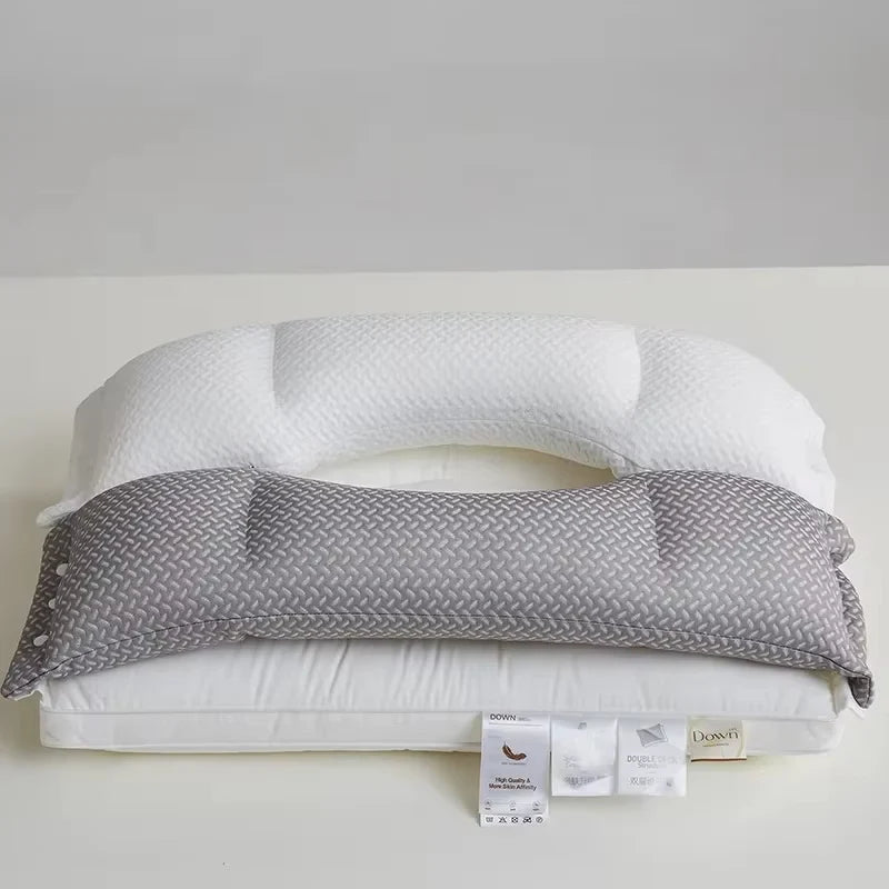Ergonomic Neck Support Pillow | Side and Back Sleepers 4