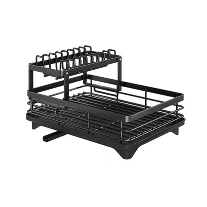 Foldable Stainless Steel Dish Rack | Space-Saving Kitchen Organizer 5