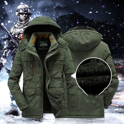 FrostGuard | Padded Parka Windproof Mid-Length 0