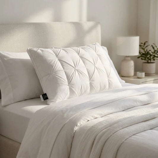 Goose Down Pillow 50x70 cm Hypoallergenic Cotton Cover 0