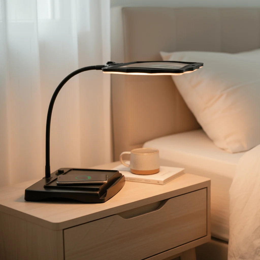 Handwerk Lux | Table Magnifier with LED Light 3x Magnification 1