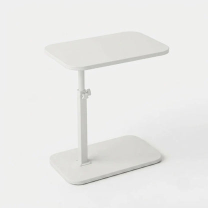 Height-Adjustable Side Table | Wooden Top Metal Frame 7