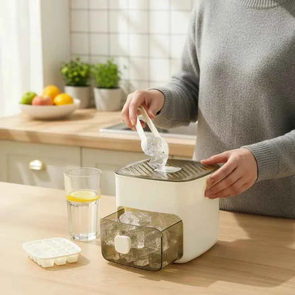 Ice Cube Tray with Push-Button | 48 Cubes BPA-Free Plastic 3