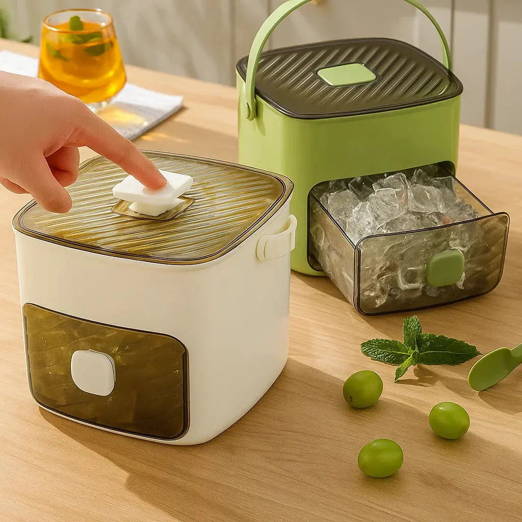 Ice Cube Tray with Push-Button | 48 Cubes BPA-Free Plastic 4