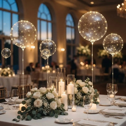 LED Balloon Set Warm Light 10 Pieces Reusable 45cm 1