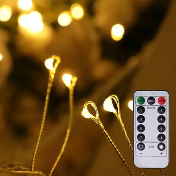 LED Christmas Tree Lights | Flexible Copper Wire String Lights 5