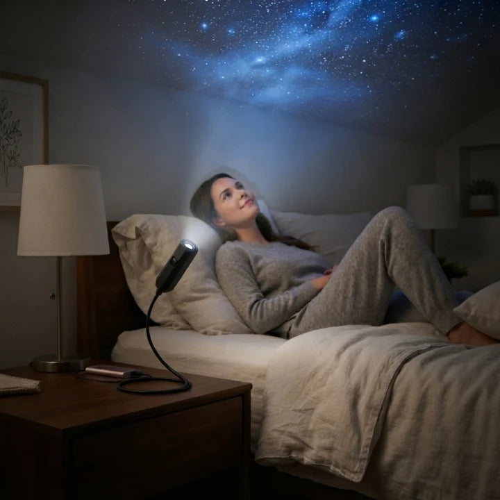 LED Starry Sky Projector | 4m Diameter USB Projection with 10 Inserts 1