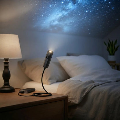 LED Starry Sky Projector | 4m Diameter USB Projection with 10 Inserts 5