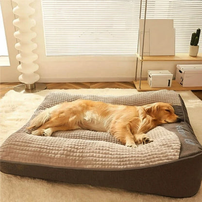 Large Orthopedic Dog Bed with Scratch-Resistant Cover 1
