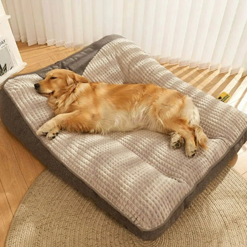 Large Orthopedic Dog Bed with Scratch-Resistant Cover 2