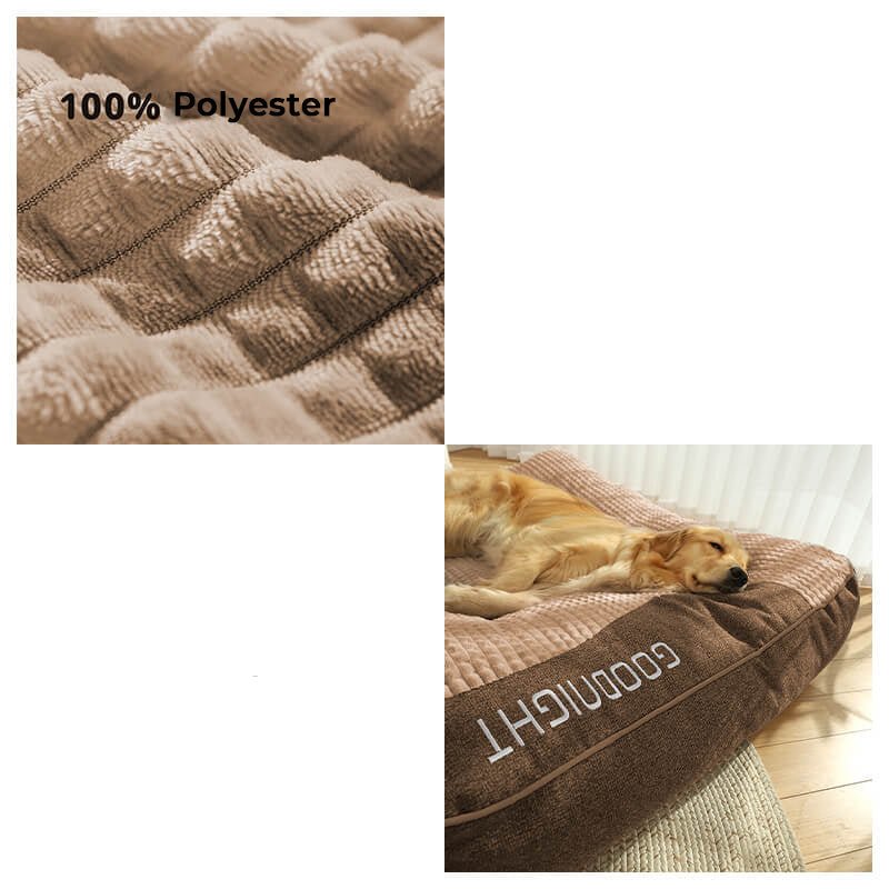 Large Orthopedic Dog Bed with Scratch-Resistant Cover 4
