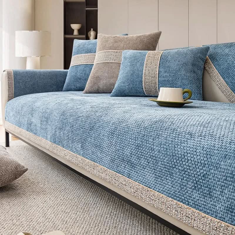 LeinenLux | Non-Slip Linen Texture Sofa Cover 3