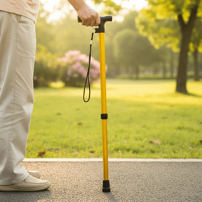 Lightweight Aluminum Walking Cane | Adjustable Support for Seniors 0