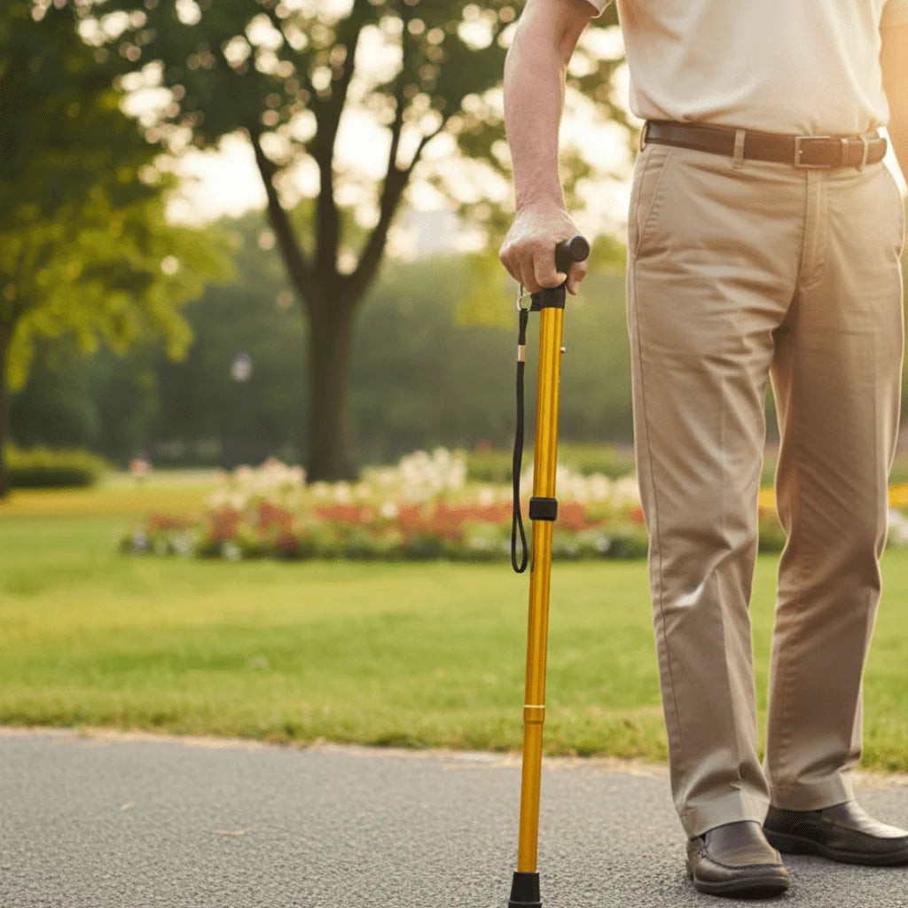 Lightweight Aluminum Walking Cane | Adjustable Support for Seniors 2