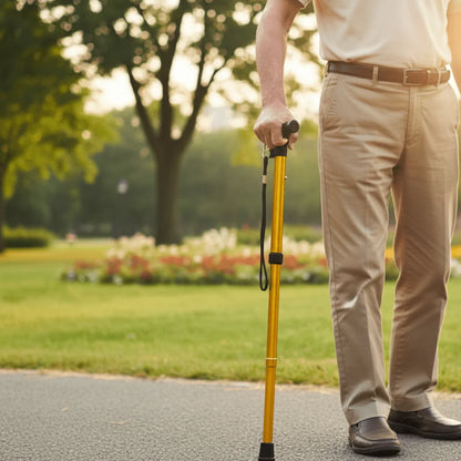 Lightweight Aluminum Walking Cane | Adjustable Support for Seniors 2