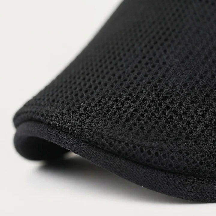 Men's Cotton Flat Cap with Mesh Ventilation Adjustable 58-59 cm 3