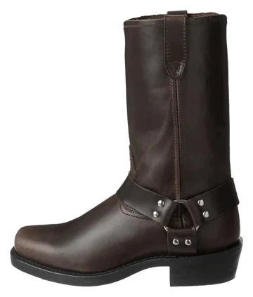 Men's Harness Boots Waterproof PU Leather Oil-Resistant Sole 6
