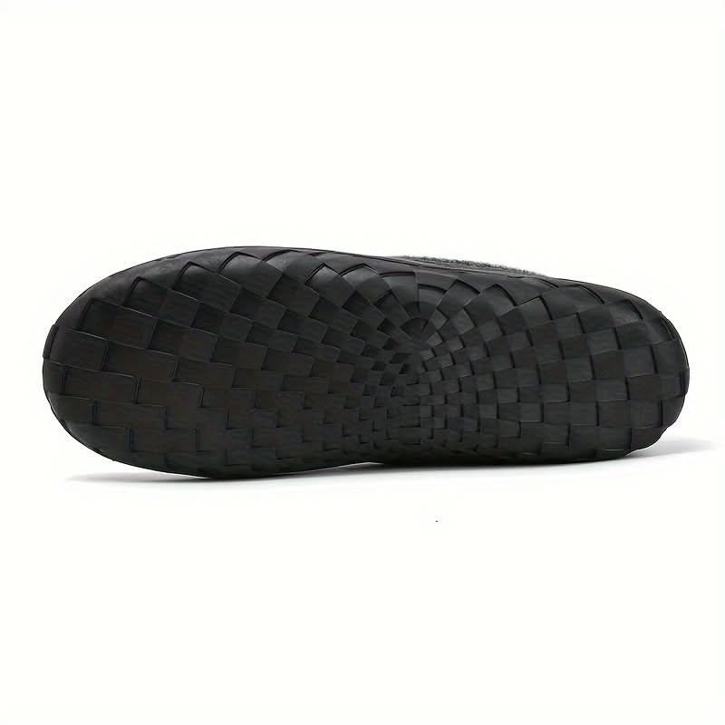 Men's Slip-On Loafers Warm Synthetic Wool Indoor Shoes 7