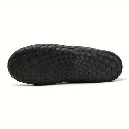 Men's Slip-On Loafers Warm Synthetic Wool Indoor Shoes 7