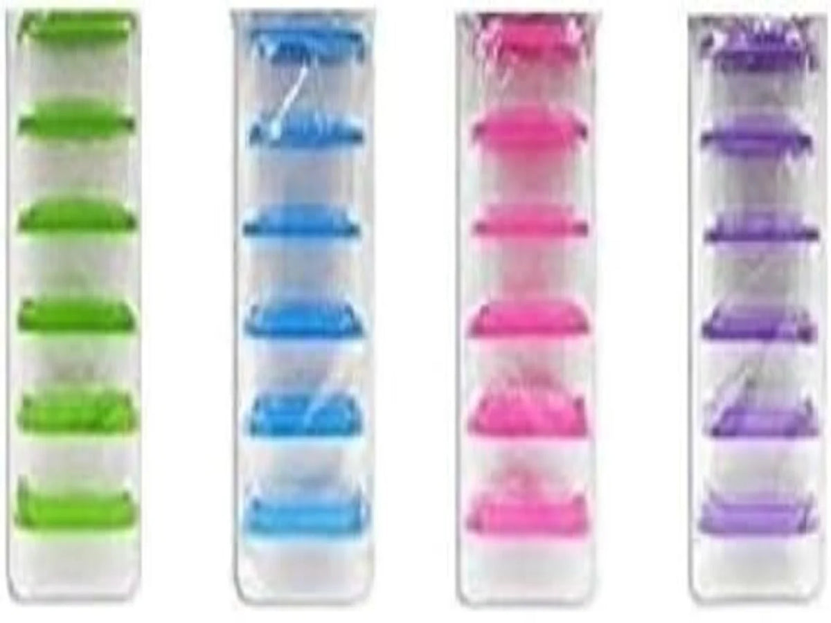 Mini Plastic Food Storage Containers Set of 6 | Snack Boxes 0